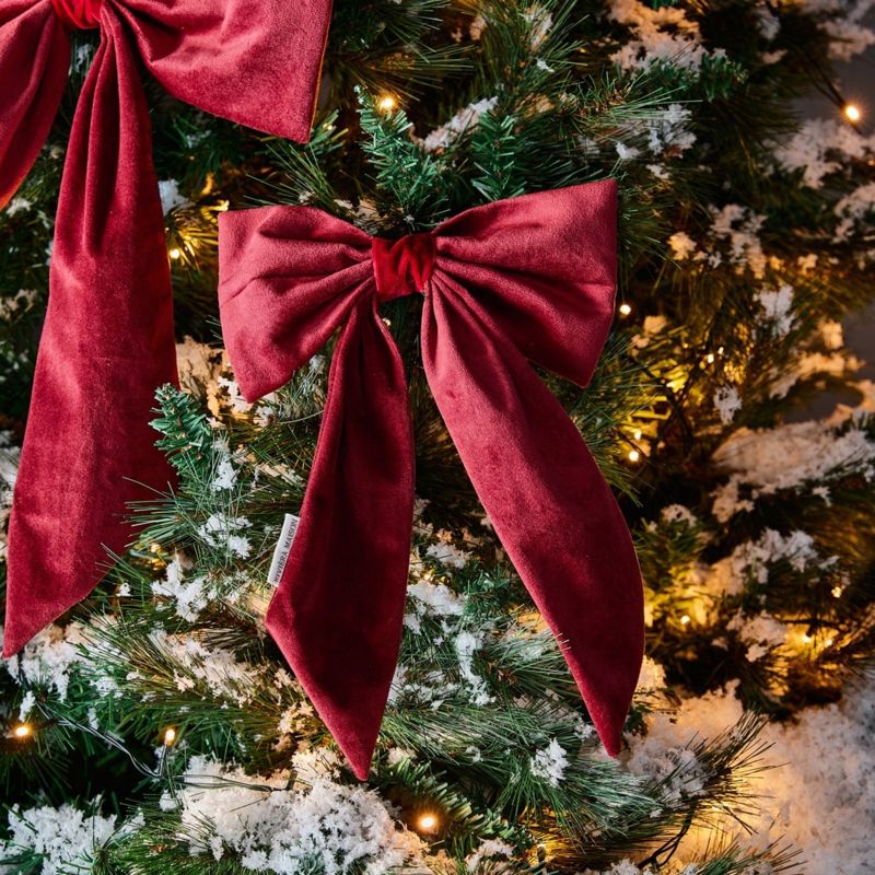 Velvet BowChristmasTreeDecoration S - 589640 riviera maison | Christmas | Marliving.com