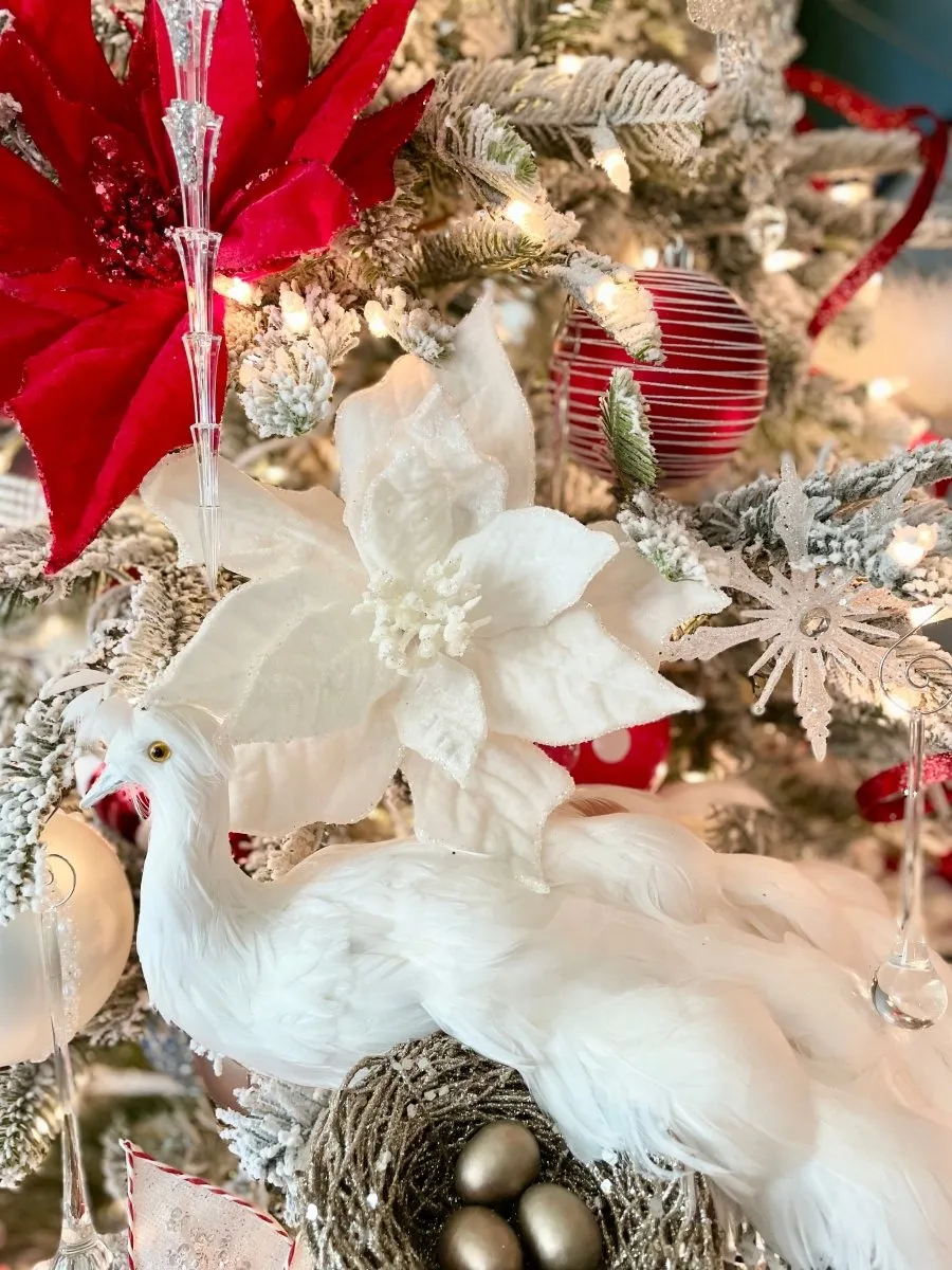 Velvet Christmas Poinsettia Ornaments Picks, 11' – DesignedBy The Boss