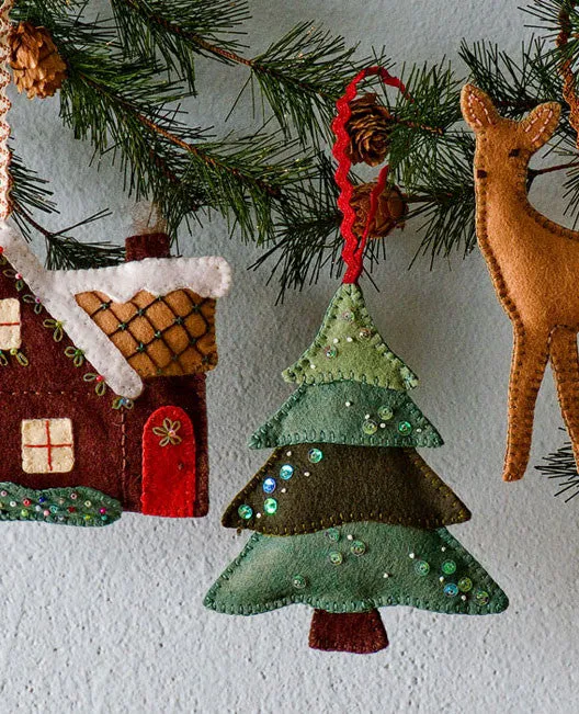 Walk in the Woods Ornament Set Pattern | Posie: Patterns and Kits to Stitch  by Alicia Paulson