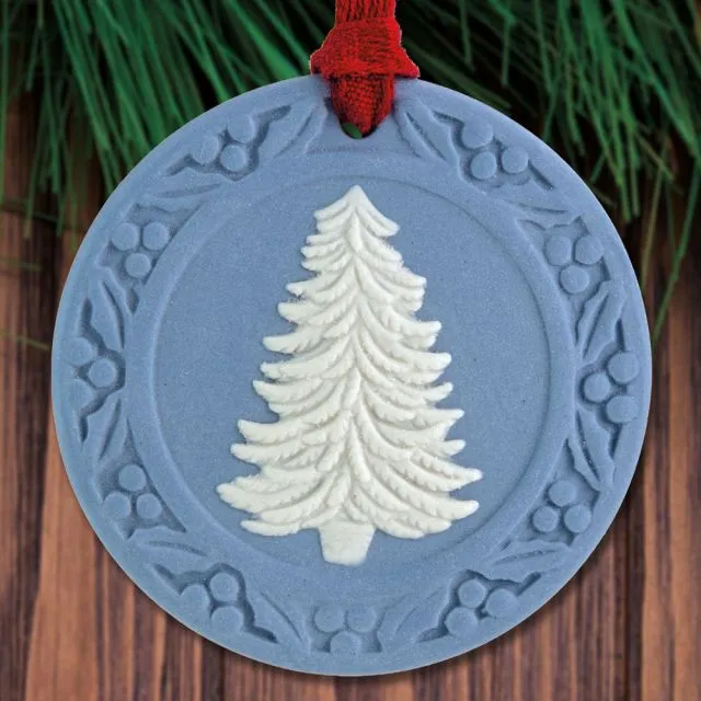 Wedgwood Christmas Decorations Wedgwood Blue Ornaments Sterling Collectables: 2026 Wedgwood Festive Tree Porcelain Ornament