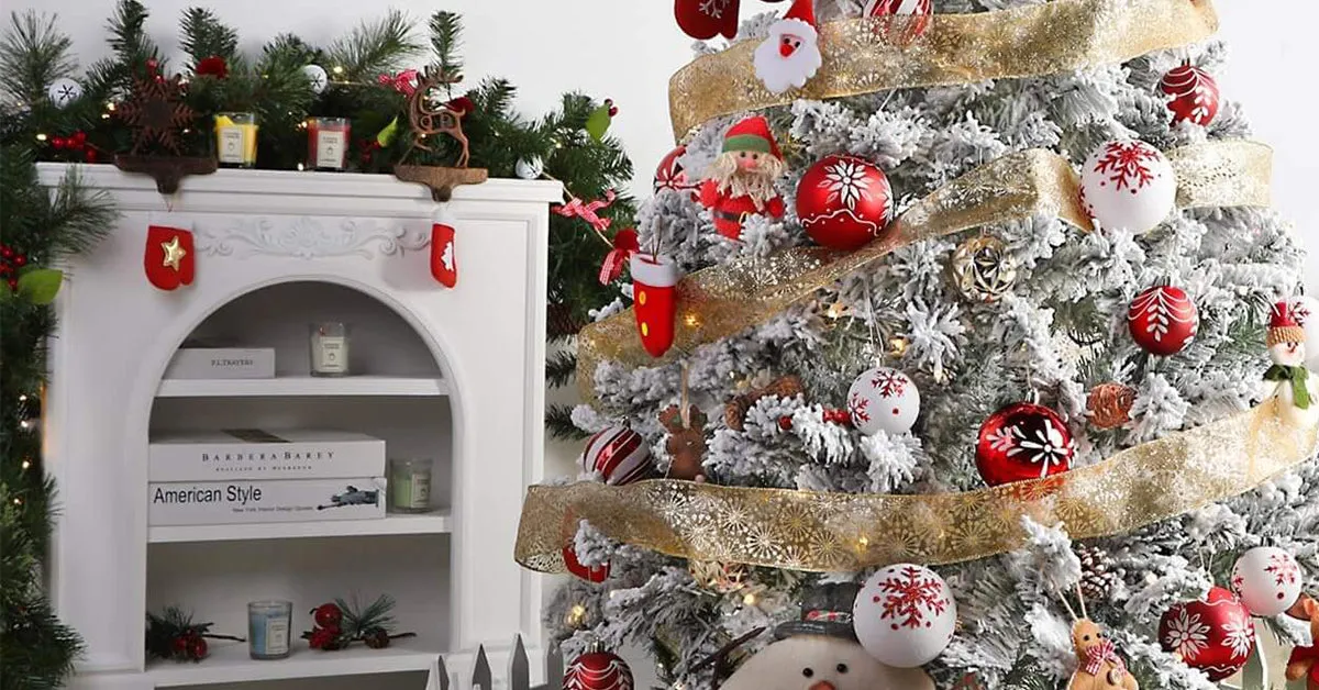 White Christmas Trees