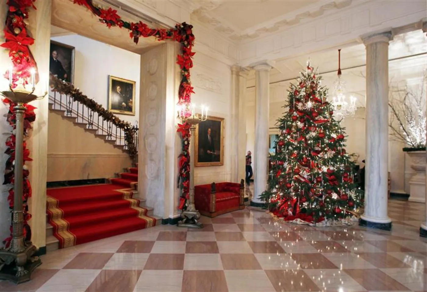 White House Christmas decor