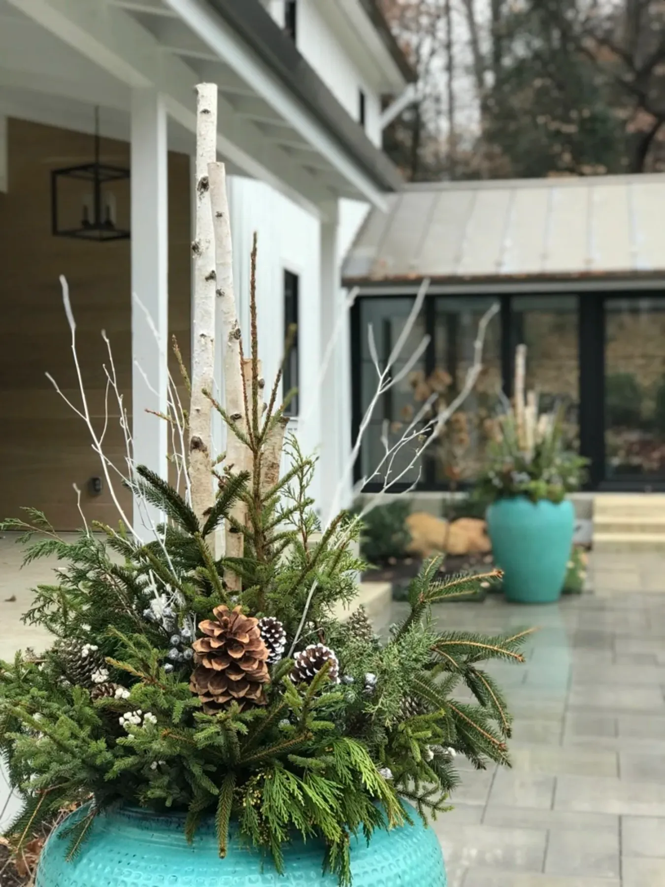 Winter & Holiday Planters: Garden Décor — Contained Creations