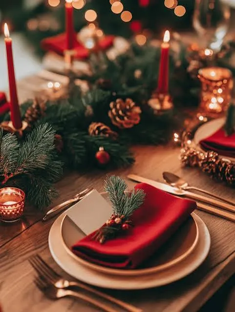 Winter Table Decorations for Christmas Dinner: Festive Ideas for a Perfectly Set Table - Modern Living Spaces