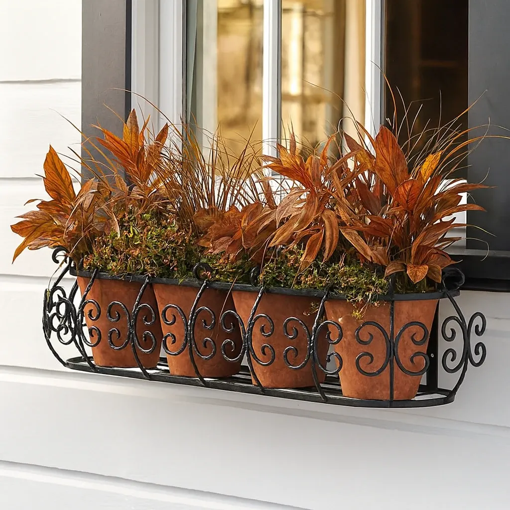 Winter Window Boxes | Ideas for Winter | Learn More | Hooks & Lattice |  Winter Flower Boxes