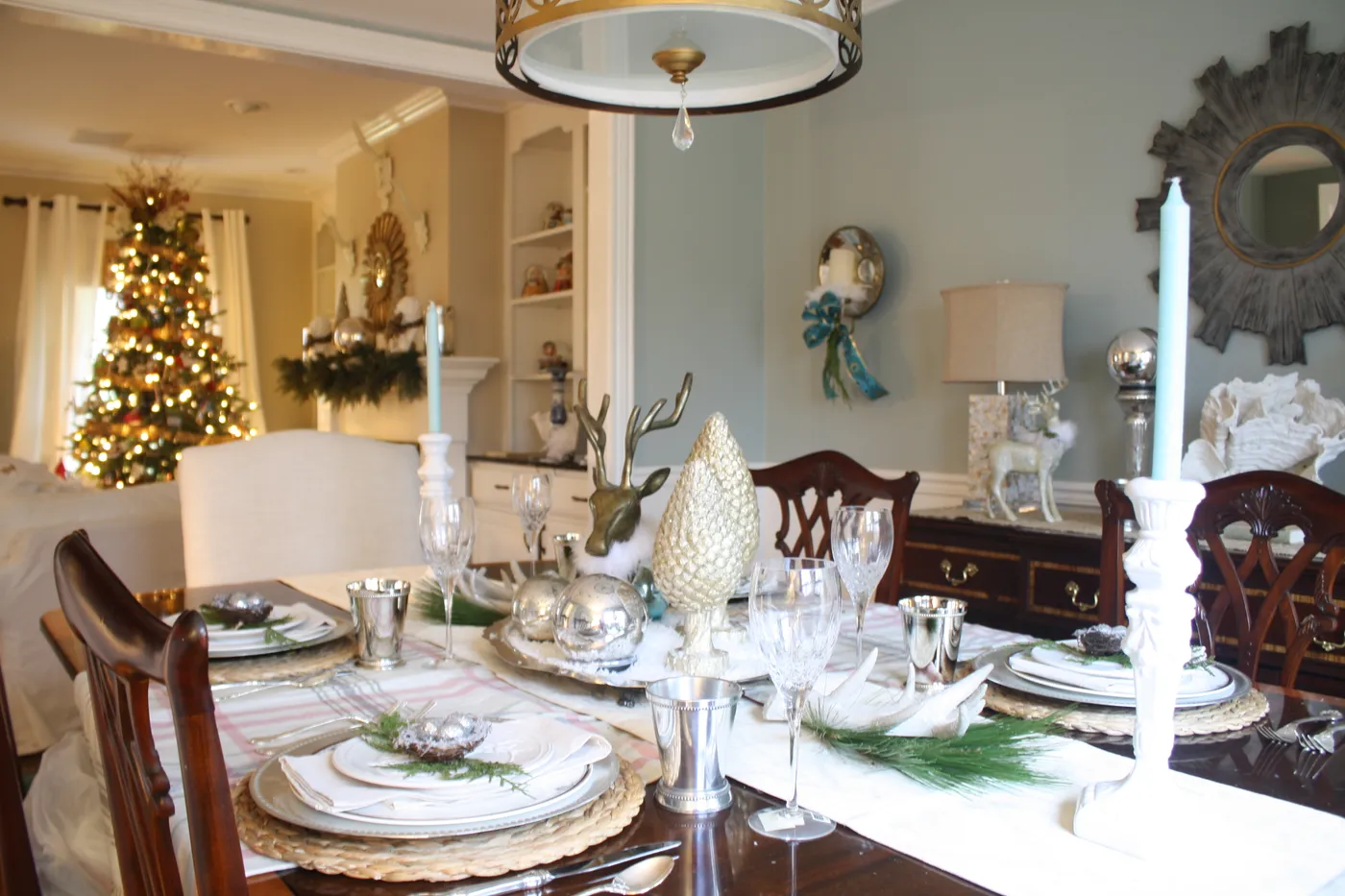 Winter Wonderland in the Dining Room – 21 sunshine avenue