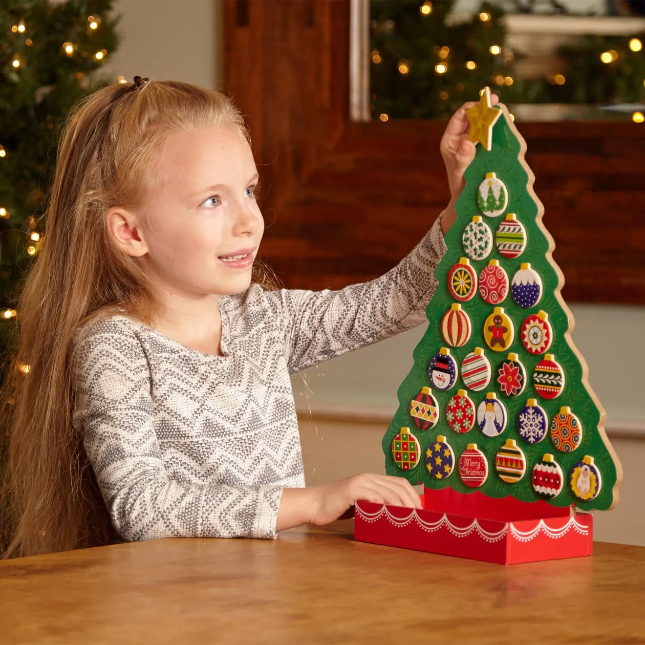 Wooden Festive Christmas Advent Calendar | Melissa & Doug
