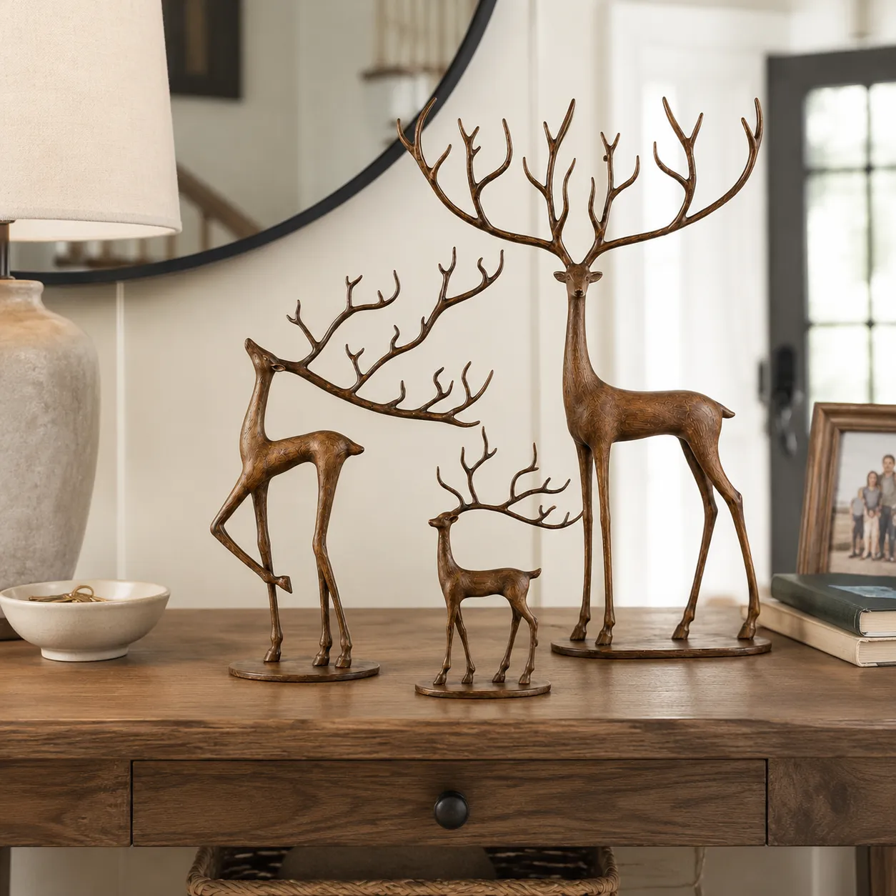 Woodland Grace Deer Family Set – EverMantel