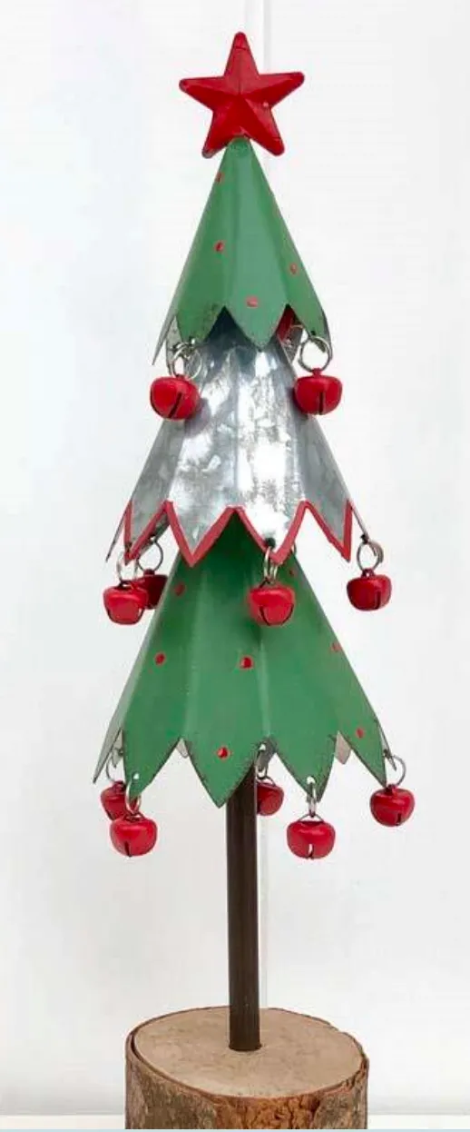 Xmas Tree Miniatre Green Colour , Spring Bottom Attached Home DÃ©cor  Hangable and Table Placaeable diy wall decor, christmas wall hanging,  beautiful wall hanging, simple wall hanging || Rural Handma